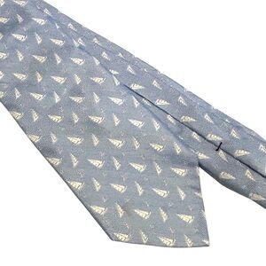 Vineyard‎ Vines Men's Silk Light Blue and Pink Sailboat Tie